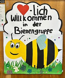 Foto Willkommensgrafik