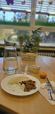 Foto Essen auf Tisch