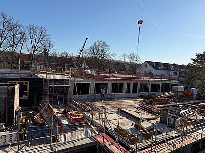 Foto Bild der Baustelle im März 2026